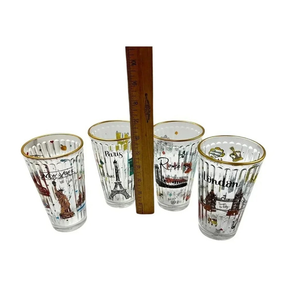 RAKLE Glasses Metropolitan Paris Rome London New York Glasses Lot 4 - Picture 8 of 12